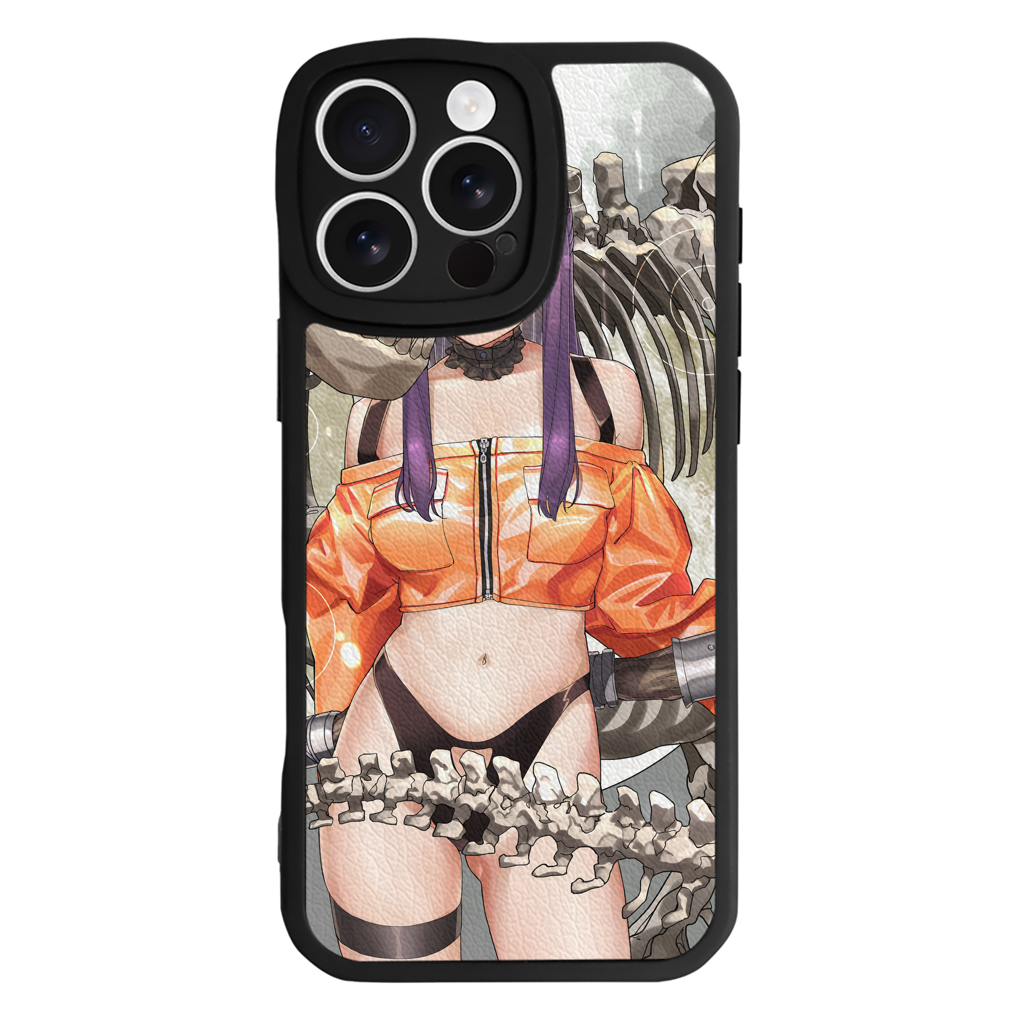 （画像用） 葬送のフリーレン Frieren 【iPhone 16シリーズ対応】シリコンスマホケース（レザー調） 材質：シリコン